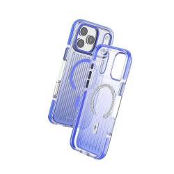Funda Puloka Rayas Verticales Transparente Degradado con MagSafe para iPhone