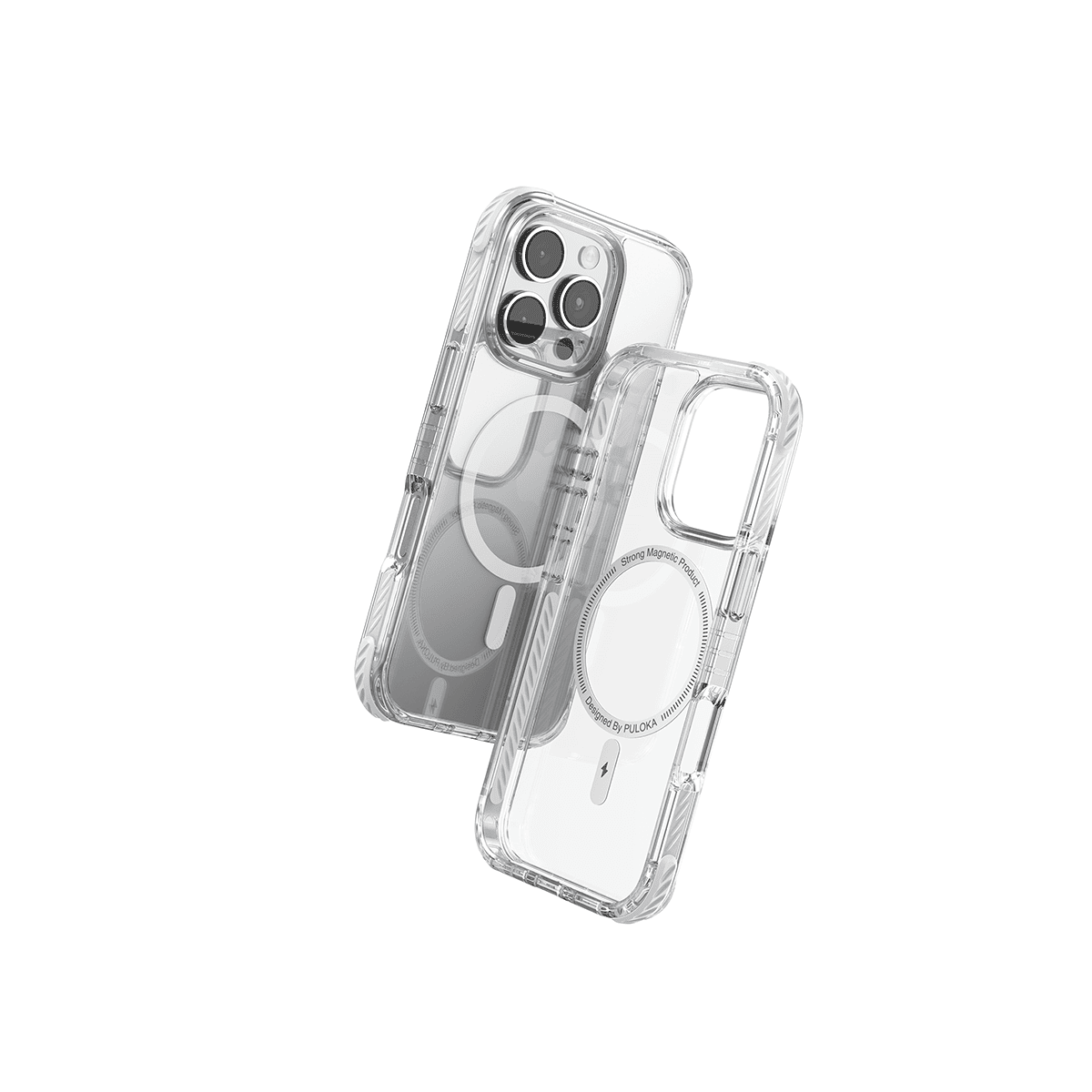 Funda Puloka Defender Transparente MagSafe iPhone 17 Series | Wephone Mayorista