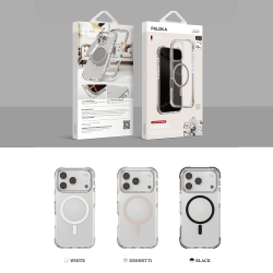 Funda Puloka Defender Transparente MagSafe iPhone 17 Series | Wephone Mayorista