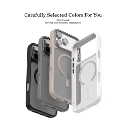 Funda Semitransparente Puloka MagSafe iPhone 17 Series | Wephone Mayorista
