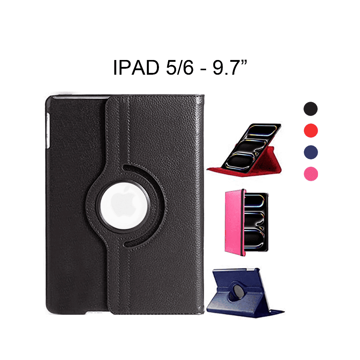 Funda 360º iPad 6 2018 | Soporte Vertical/Horizontal y Auto-Sleep | WePhone Mayorista