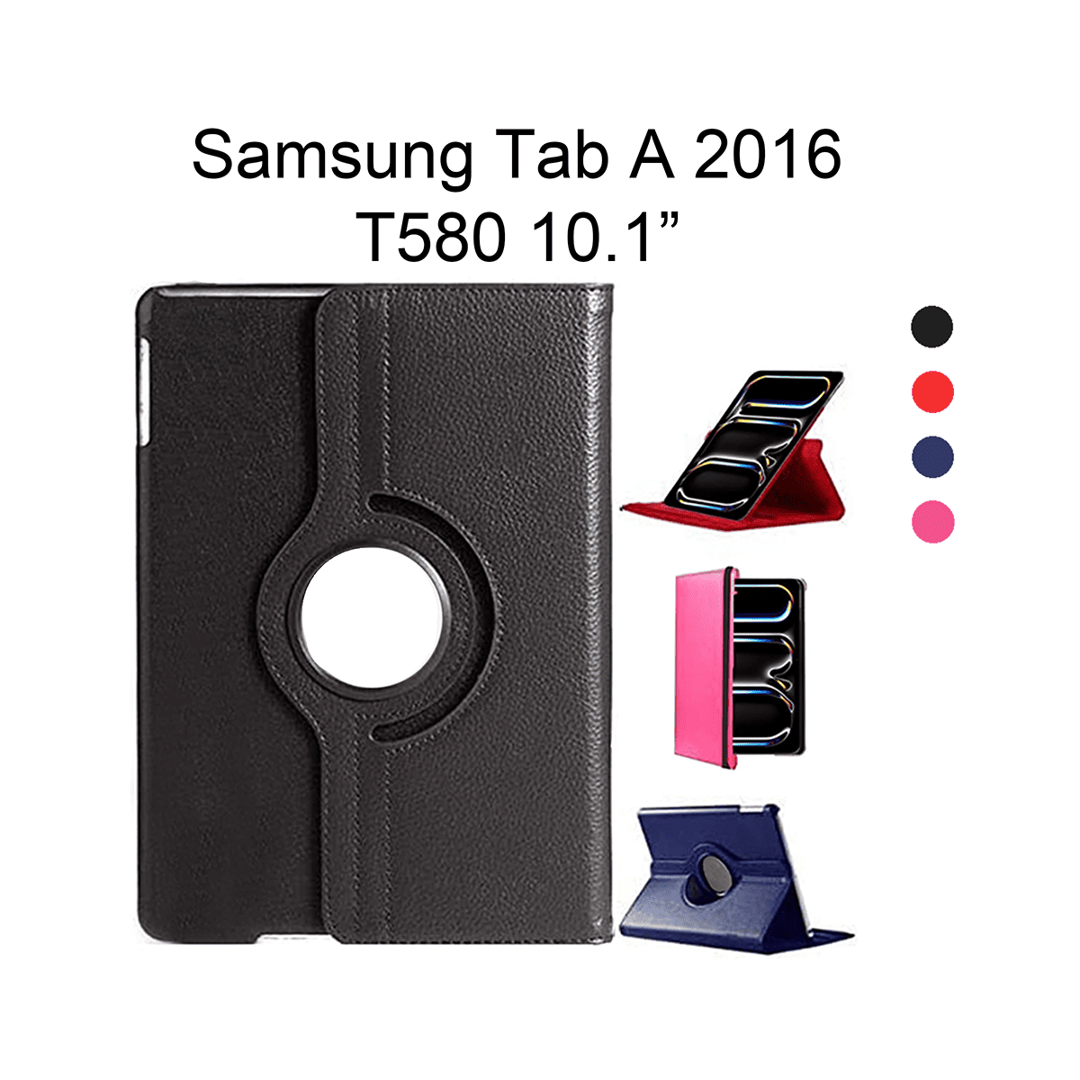 Funda 360º Samsung Tab A 2016 | Soporte Vertical/Horizontal y Auto-Sleep | WePhone Mayorista