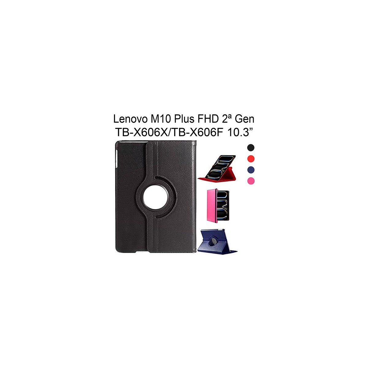 Funda 360º Lenovo Tab M10 Plus FHD 2020| Soporte Vertical/Horizontal y Auto-Sleep | WePhone Mayorista