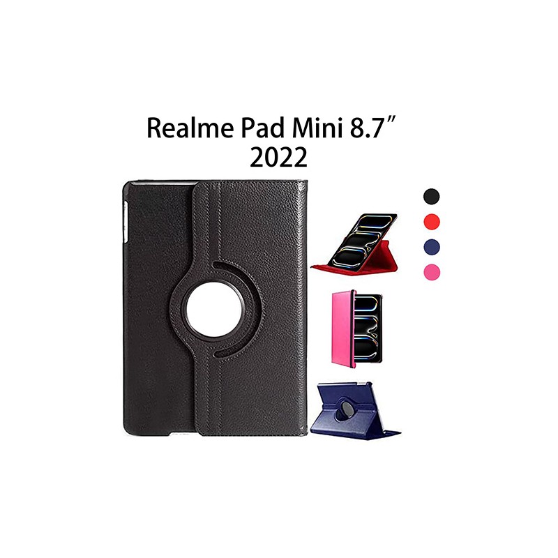 Funda 360º Realme Pad Mini 8.7" | Soporte Vertical/Horizontal y Auto-Sleep | WePhone Mayorista