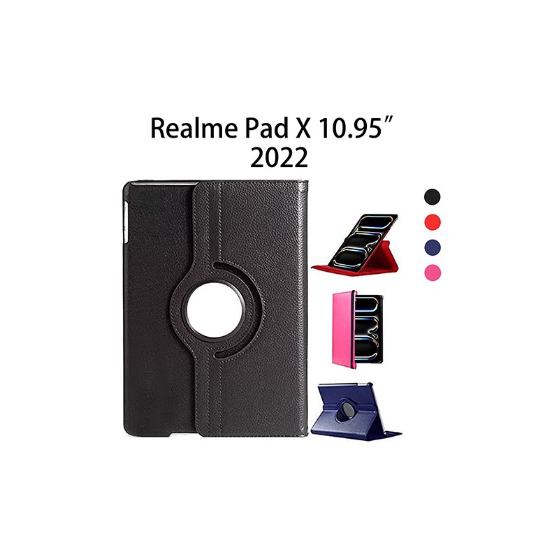 Funda 360º Realme Pad X 11" 2022 | Soporte Vertical/Horizontal y Auto-Sleep | WePhone Mayorista