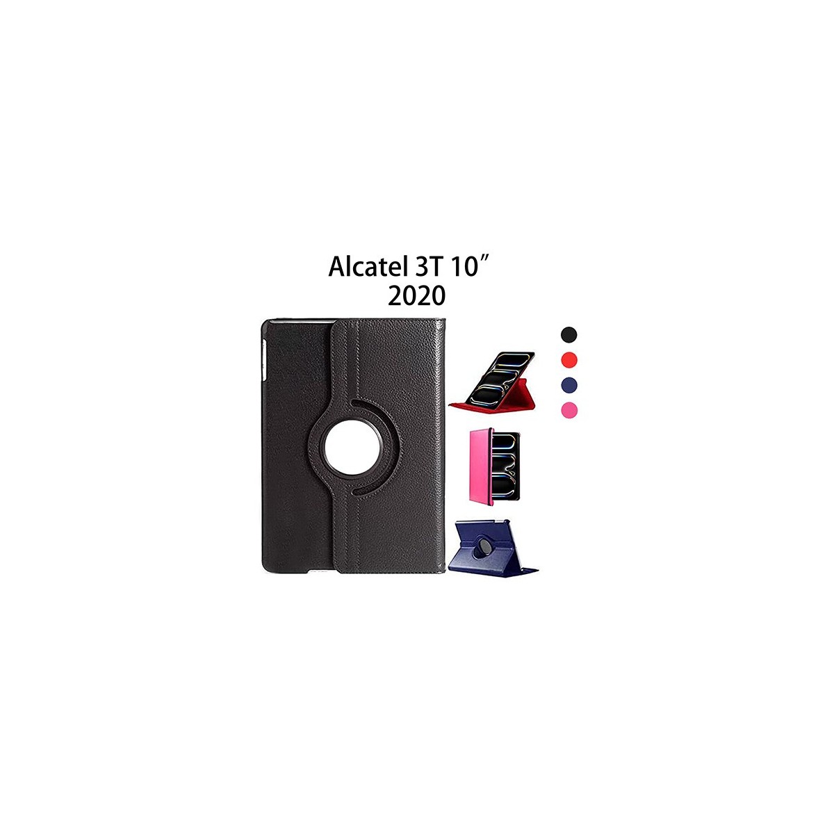 Funda 360º Alcatel Tab 3T | Soporte Vertical/Horizontal y Auto-Sleep | WePhone Mayorista