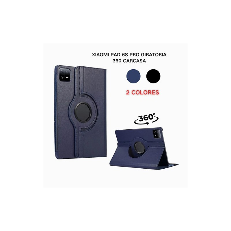 Funda 360º Xiaomi Pad 6S Pro 12.4" | Soporte Vertical/Horizontal y Auto-Sleep | WePhone Mayorista