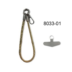 Correa de muñeca con cuentas de cristal para móvil | Pulsera strap con mosquetón – Wephone Mayorista