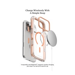 Funda Antigolpes Transparente MagSafe iPhone 15, 16 y 17 Series | WePhone Mayorista