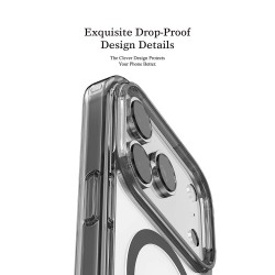 Funda PULOKA Transparente Imán | Compatible MagSafe | Wephone Mayorista