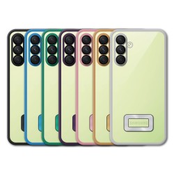 Funda TPU Metalizado CD Transparente  para Samsung Serie A | Wephone Mayorista