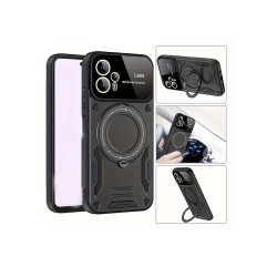 Funda con Aro Soporte 360° y Protección de Lente | Wephone Mayorista