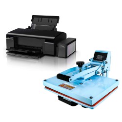 Pack Reacondicionado Epson L805 + Prensa Térmica | Kit Profesional para Fundas Personalizadas