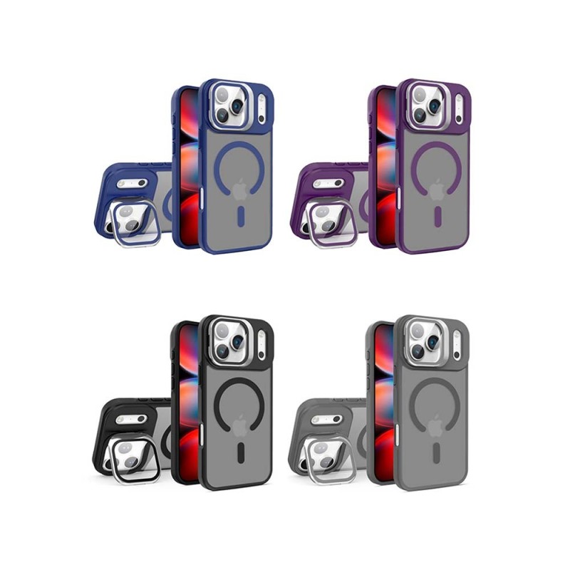 Funda Mate Magnética iPhone 17 Pro Soporte y MagSafe | Wephone Mayorista