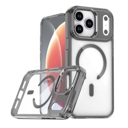 Funda Transparente MagSafe iPhone Botones y Marco Cámara de Aluminio | Wephone Mayorista