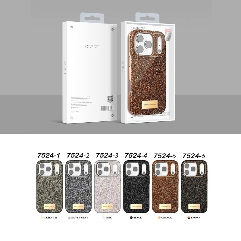Funda Brillante con Purpurina iPhone 17 | Wephone Mayorista