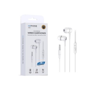 Auriculares In-Ear con cable Jack 3.5 mm y micrófono | Sonido Hi-Fi | Mayorista de accesorios móviles en España