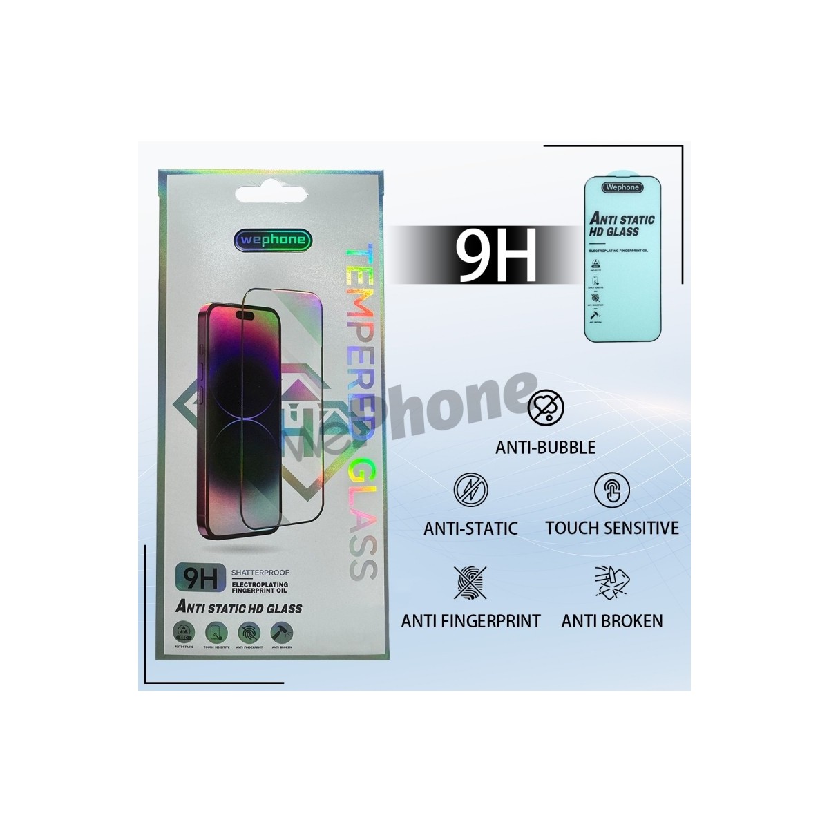 Cristal Templado Full Glue Vivo V40 Se alta resistencia | Wephone Mayorista
