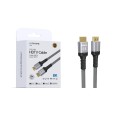 Cable HDMI 8K 60Hz 2.1 Macho a Macho 2 m | Alta velocidad | Cable trenzado de aluminio | Mayorista de accesorios móviles en Espa