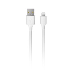 Cable USB-A a Lightning 3.4A 2 m | OD4.0 blanco | CE RoHS | Mayorista de accesorios