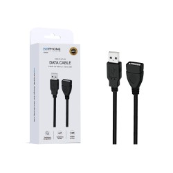 Cable USB 2.0 A Macho a A Hembra 1.5 m | Alargador de datos |  Mayorista de accesorios móviles en España