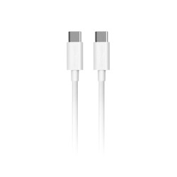 Cable de datos USB-C a USB-C 3A 1 m | PD60W | PVC OD3.8 blanco | Mayorista de accesorios móviles en España