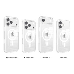 Funda Antigolpes Magsafe Transparente iPhone 17 Pro | Wephone Mayorista