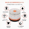 Luz de Emergencia V16 Geolocalizable ExtraStar – Certificada DGT 3.0