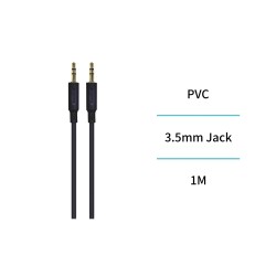 Cable audio 3.5mm macho-macho 1 m (3 polos)