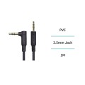 Cable audio 3,5mm 90° 1 m estéreo | Wephone Mayorista