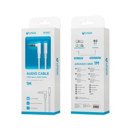 Extensor audio 3,5mm M/H 1 m 90° | Wephone Mayorista