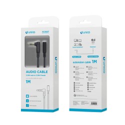 Extensor audio 3,5mm M/H 1 m 90° | Wephone Mayorista