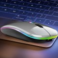 Ratón inalámbrico 4D dual mode 2.4G + Bluetooth 5.1 con luces LED RGB | Recargable 500mAh | Mayorista de accesorios móviles en E