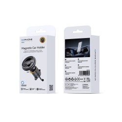 Wephone WC06 – Soporte magnético Magsafe para ventilación de coche 360° | Fijación segura y diseño premium | Mayorista de acceso