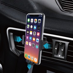 Soporte de ventilación por gravedad para coche | Sujeción automática y diseño antideslizante | Mayorista de accesorios móviles e