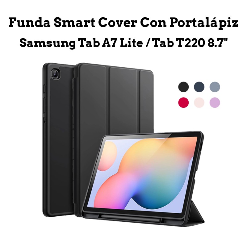 Funda Smart Cover con Portalápiz Samsung Tab A7 Lite | WePhone Mayorista