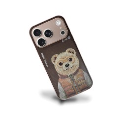 Funda para móvil bordada con diseño de animales iPhone 17
