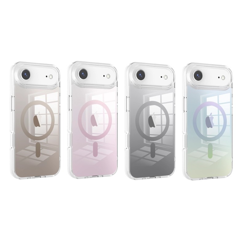 Funda Magsafe Transparente Degradada y Antiamarilleo iPhone 17 Air
