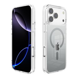 Funda Magsafe Transparente Degradada y Antiamarilleo iPhone 17 Pro Max