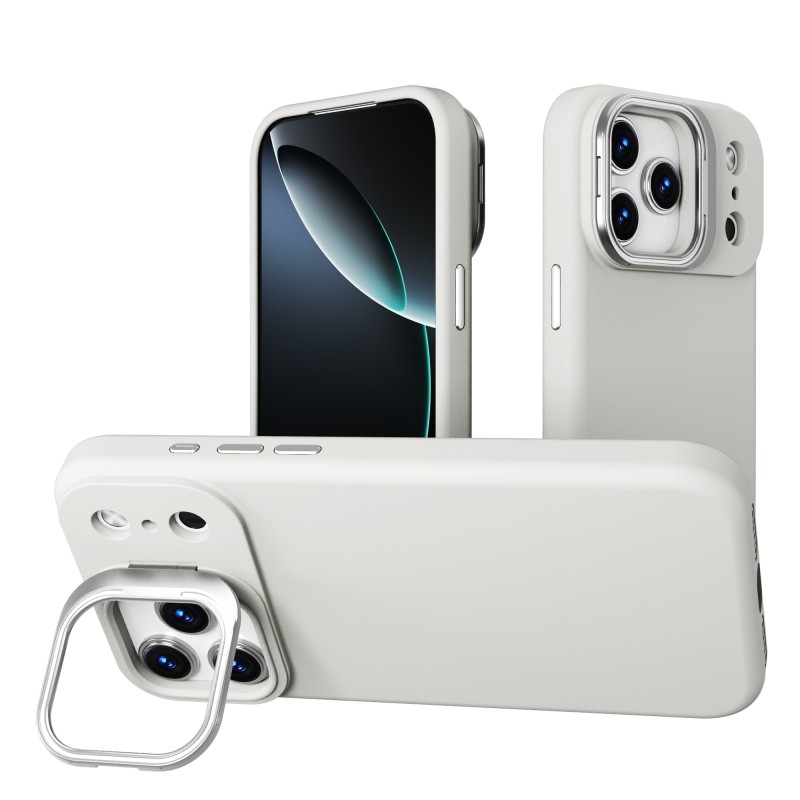 Funda silicona líquida MagSafe con soporte cámara iPhone 17 | Wephone Shop