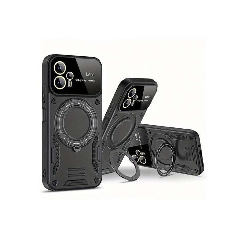 Carcasa con Aro Soporte 360° Con Lente para iPhone Series | Wephone Mayorista