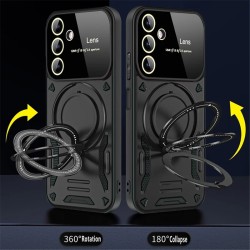 Carcasa con Aro Soporte 360° Con Lente para Samsung Series | Wephone Mayorista