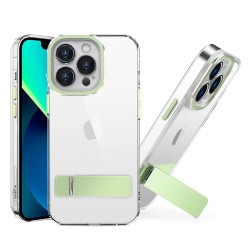 Funda transparente con marco metálico y soporte | Mayorista WePhone