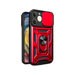 Funda Armadura con Tapa Deslizante Realme Note 70T Cámara y Anillo | Wephone Mayorista