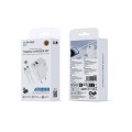 Kit cargador USB-C + USB-A 30W con cable 60W WA12 | WePhone Mayorista