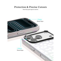 Funda Leopardo Degradada iPhone 17 · Brillante IMD + Antigolpe | Wephone Mayorista