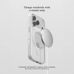 Funda Transparente Borde Color MagSafe iPhone 17 · Antigolpes | Wephone Mayorista