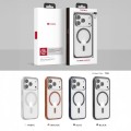 Funda Transparente Borde Color MagSafe iPhone 17 · Antigolpes | Wephone Mayorista