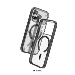 Funda Antigolpes Transparente  iPhone Series Borde Color MagSafe | Wephone Mayorista