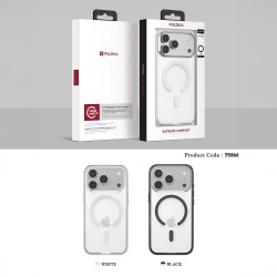 Funda Antigolpes Transparente  iPhone Series Borde Color MagSafe | Wephone Mayorista